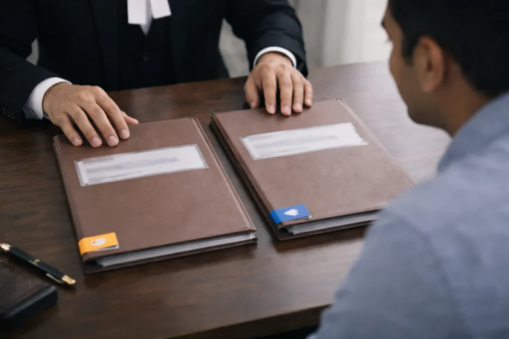 Vakalatnama vs power of attorney: court representation vs general authority folders